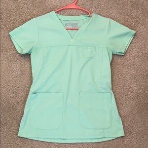 Green Greys Anatomy Scrub Top